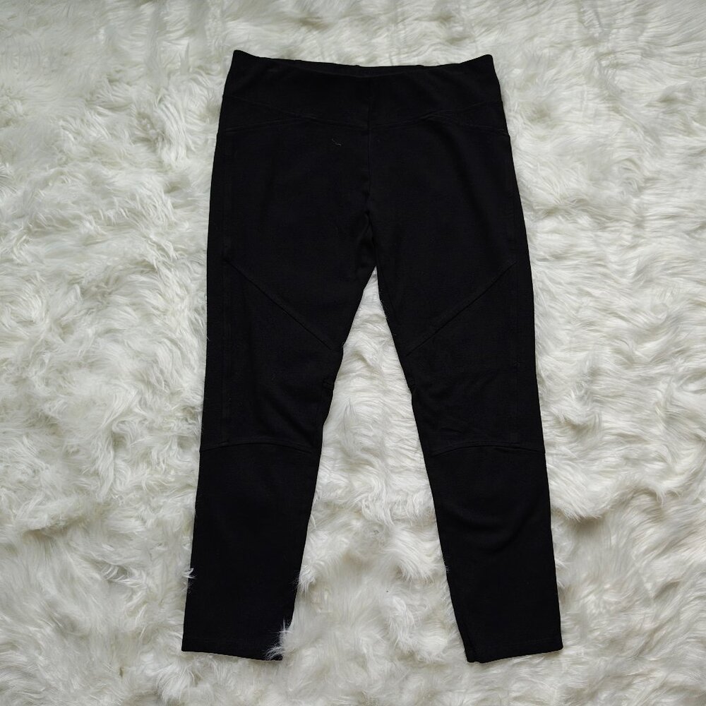 DKNY Black Ankle Length Leggings, SIZE Medium